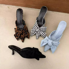 Bowtie Mule Shoes