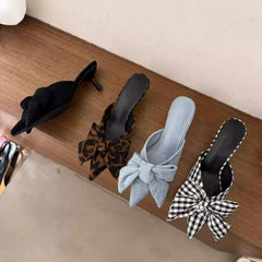 Bowtie Mule Shoes