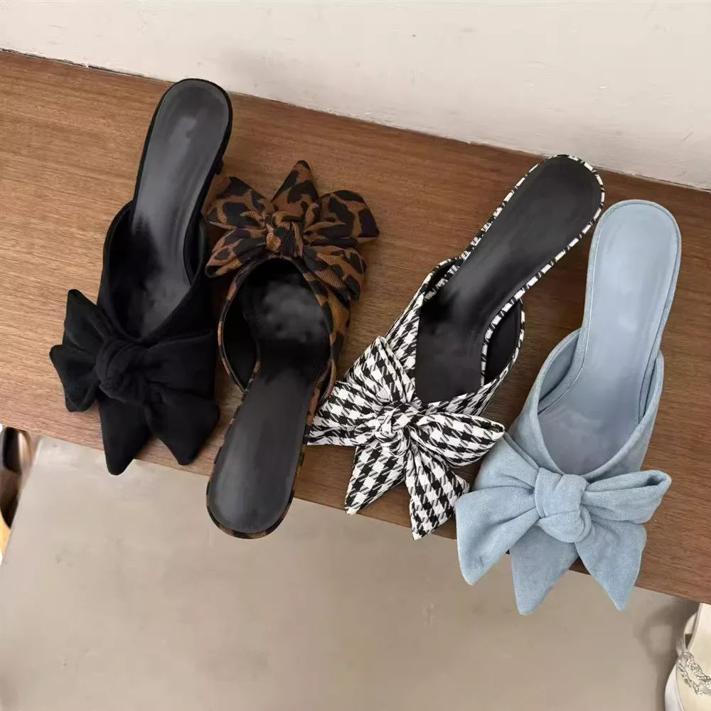 Bowtie Mule Shoes