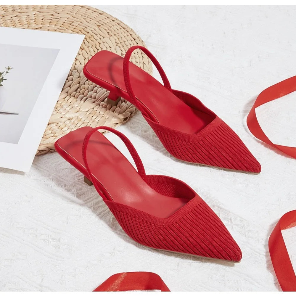 Brand Designer Large Pumps High Heel