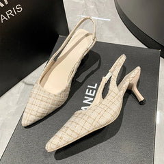 Brand Designer Slingbacks High Heel