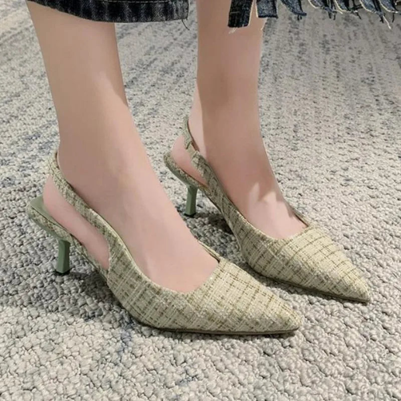 Brand Designer Slingbacks High Heel