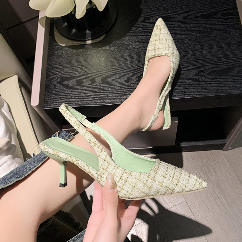 Brand Designer Slingbacks High Heel