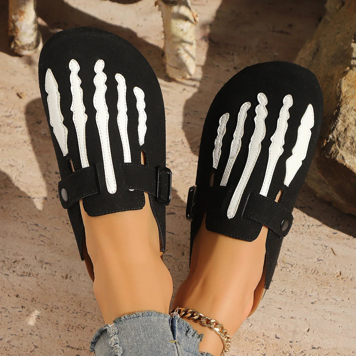Casual Backless Mule Sandals Suitable Indoor/Outdoor Wear Minimalist Street Style, Daily Walking and Casual Comfortable Slippers