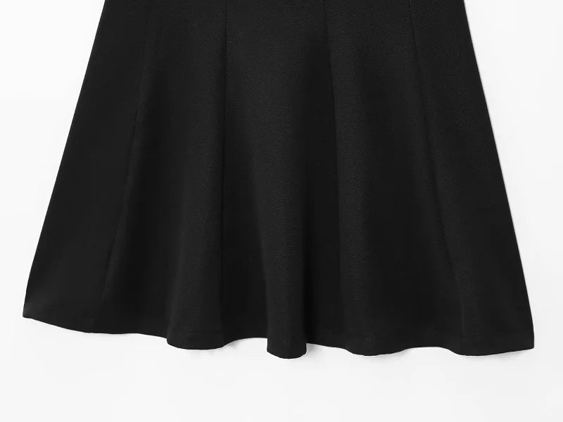 Casual Bow Backless Patchwork Short Slip Mini Dresses