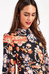 Casual Floral Print Long Maxi Dresses