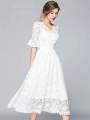 Casual High Quality Lace Party Dress