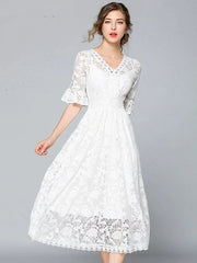 Casual High Quality Lace Party Dress