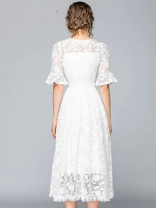 Casual High Quality Lace Party Dress