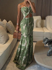 Casual Hollow Out Patchwork Chic Party Vestidos Maxi Dress