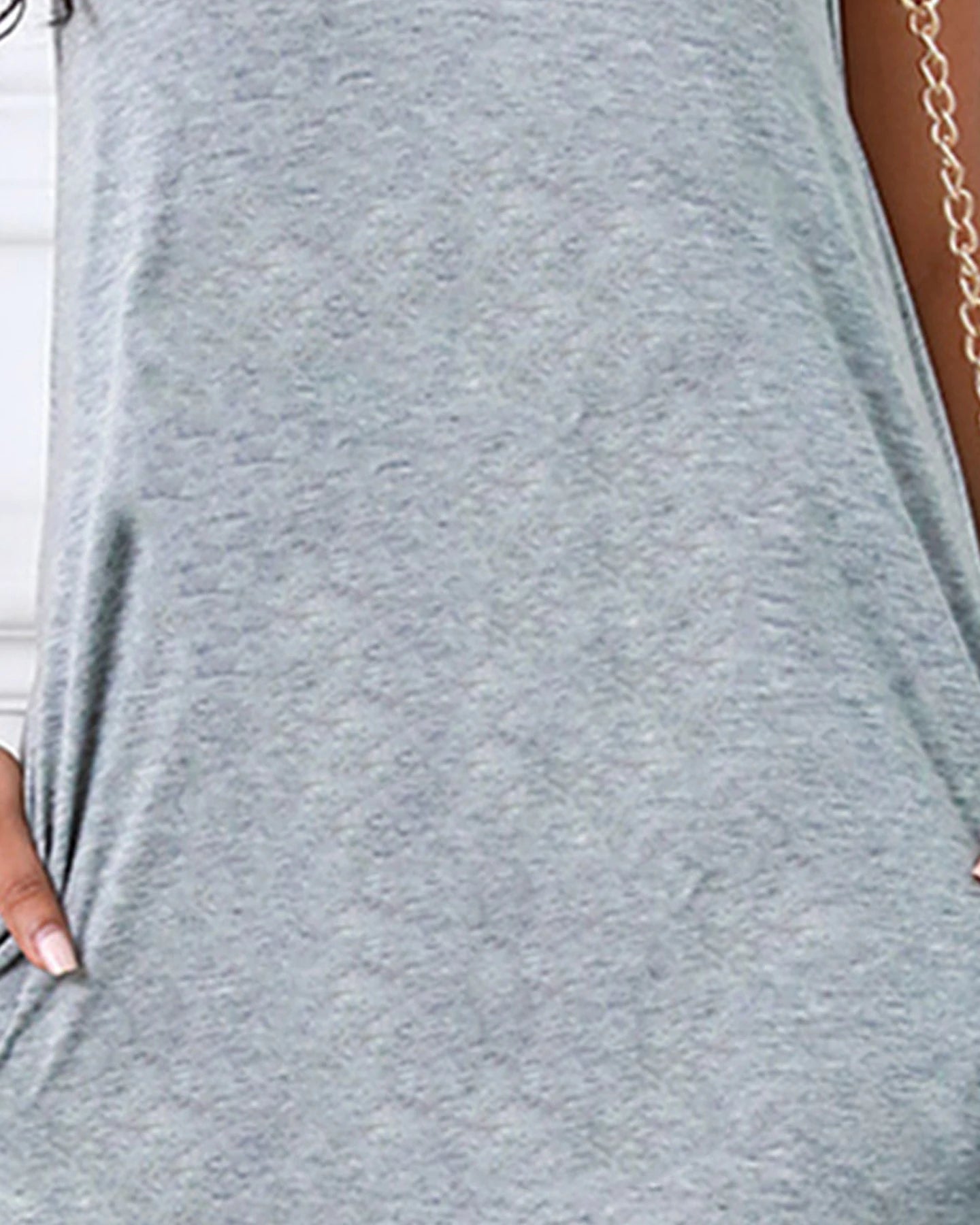 Casual Letter Printed V-neck Suspender Comfortable Breathable Dress
