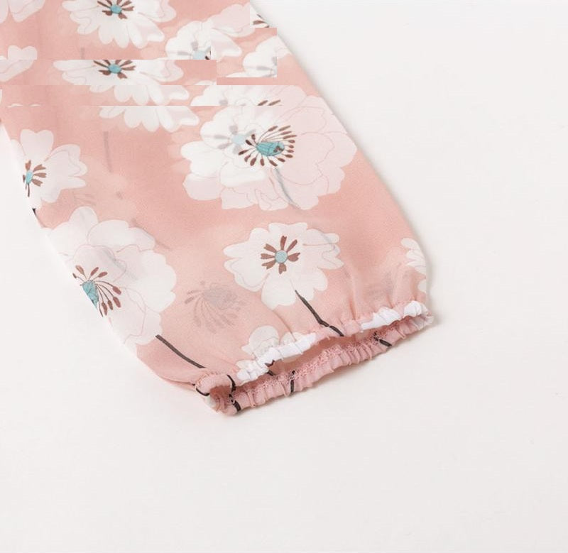 Casual Long Sleeve Floral Print Party Dress