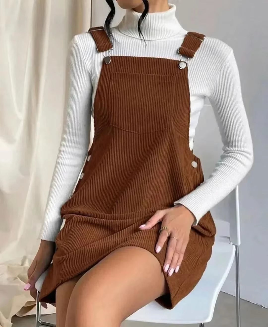 Casual Loose Sleeveless Slight Stretch Slip Mini Dress
