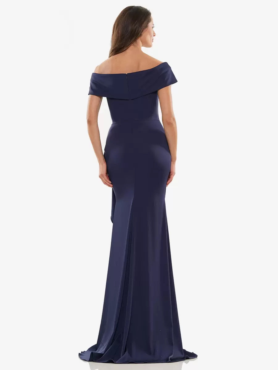 Casual Off-The-Shoulder Mermaid Applique Floor-Length Sleeveless Dresses