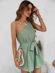 Casual Party Beach Sweet Retro Solid Color Streetwear Jumpsuit
