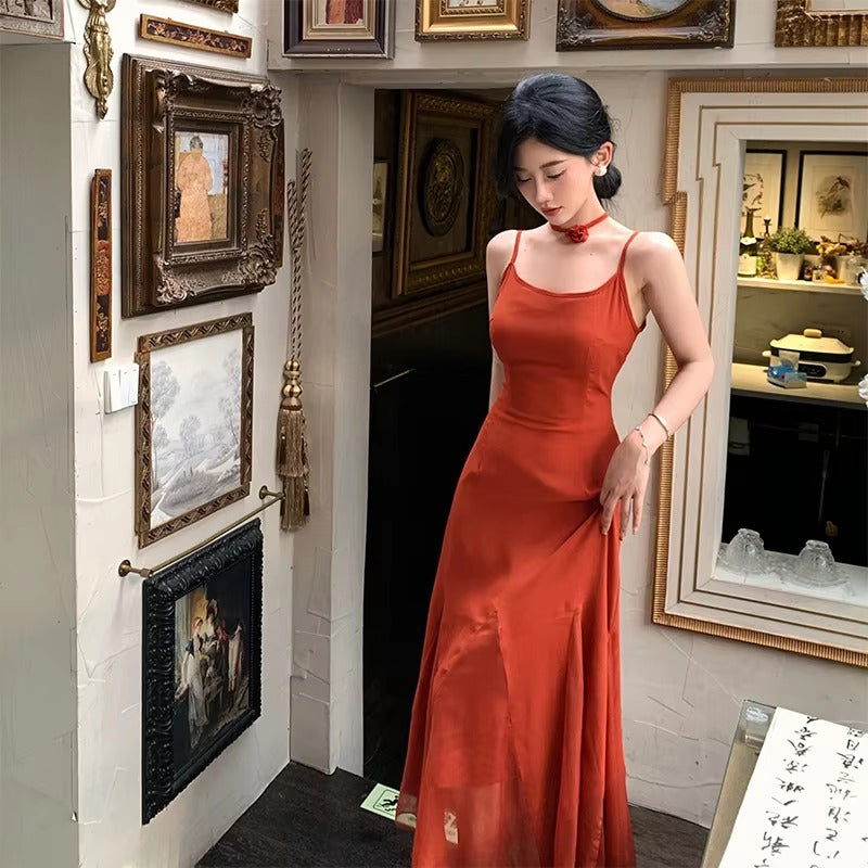 Vintage Short Sleeve Robe Party Prom Skinny Maxi Dress