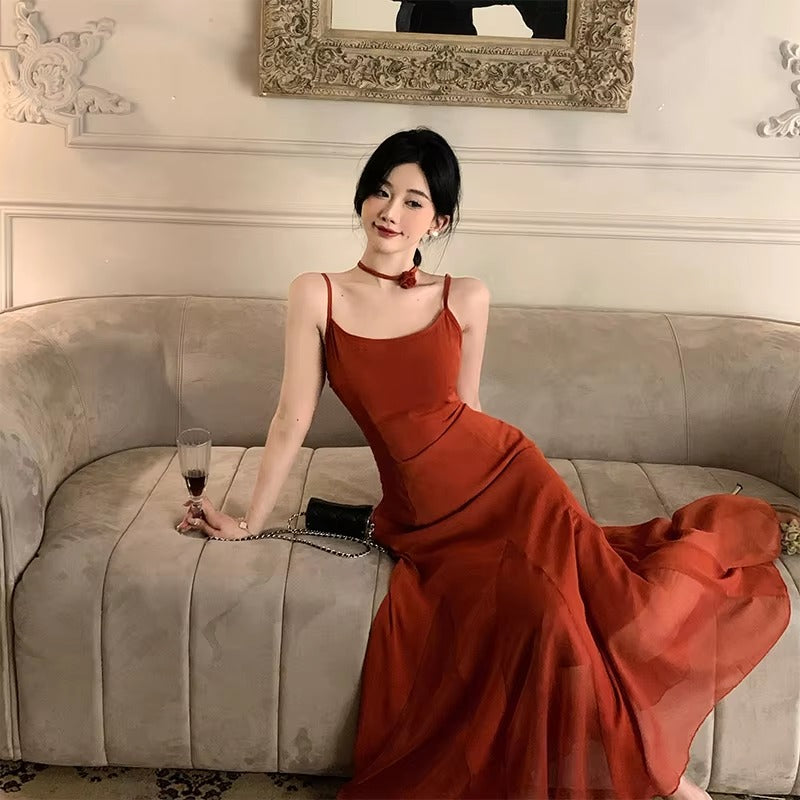 Vintage Short Sleeve Robe Party Prom Skinny Maxi Dress