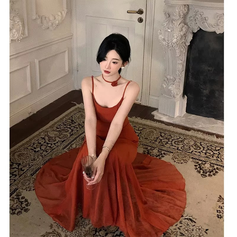 Vintage Short Sleeve Robe Party Prom Skinny Maxi Dress