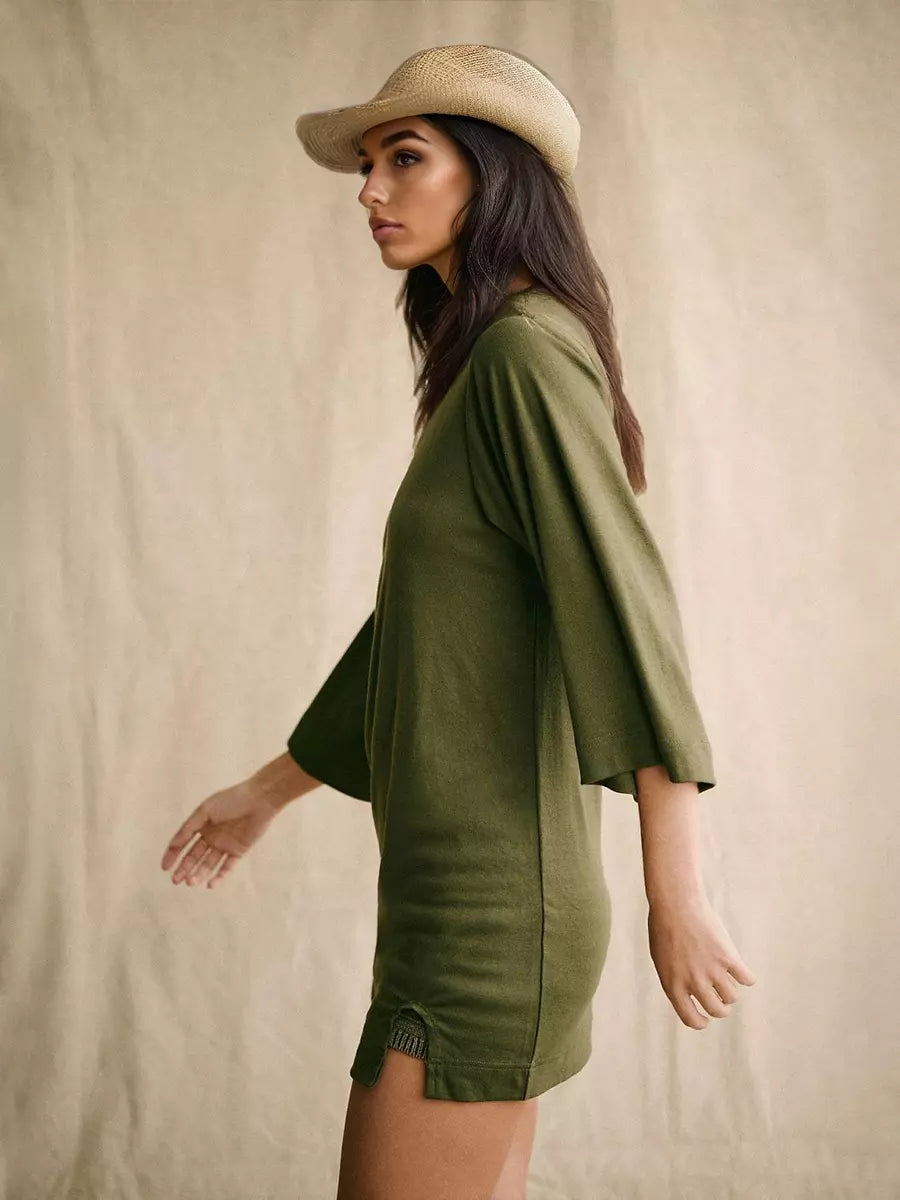 Casual Polyester Relaxed Fit Oversized Mini Dress Street Wear