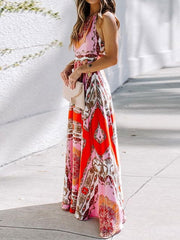 Casual Printed Long Maxi Dress