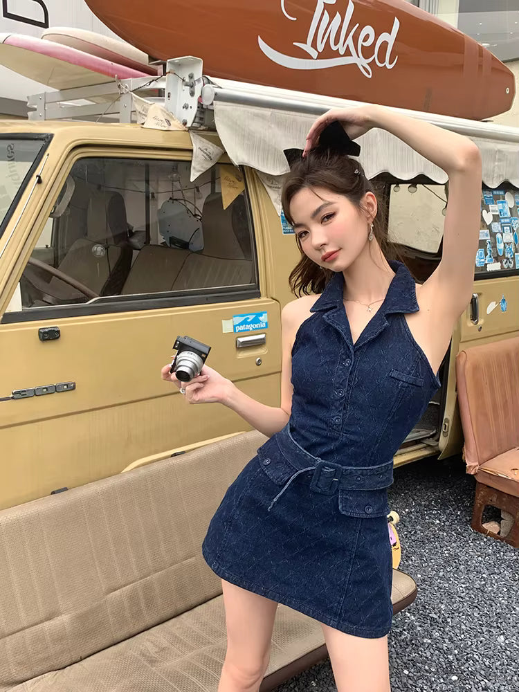 Casual Sleeveless Vest Slim Pencil Simple Party Office Sheath Bodycon Dresses
