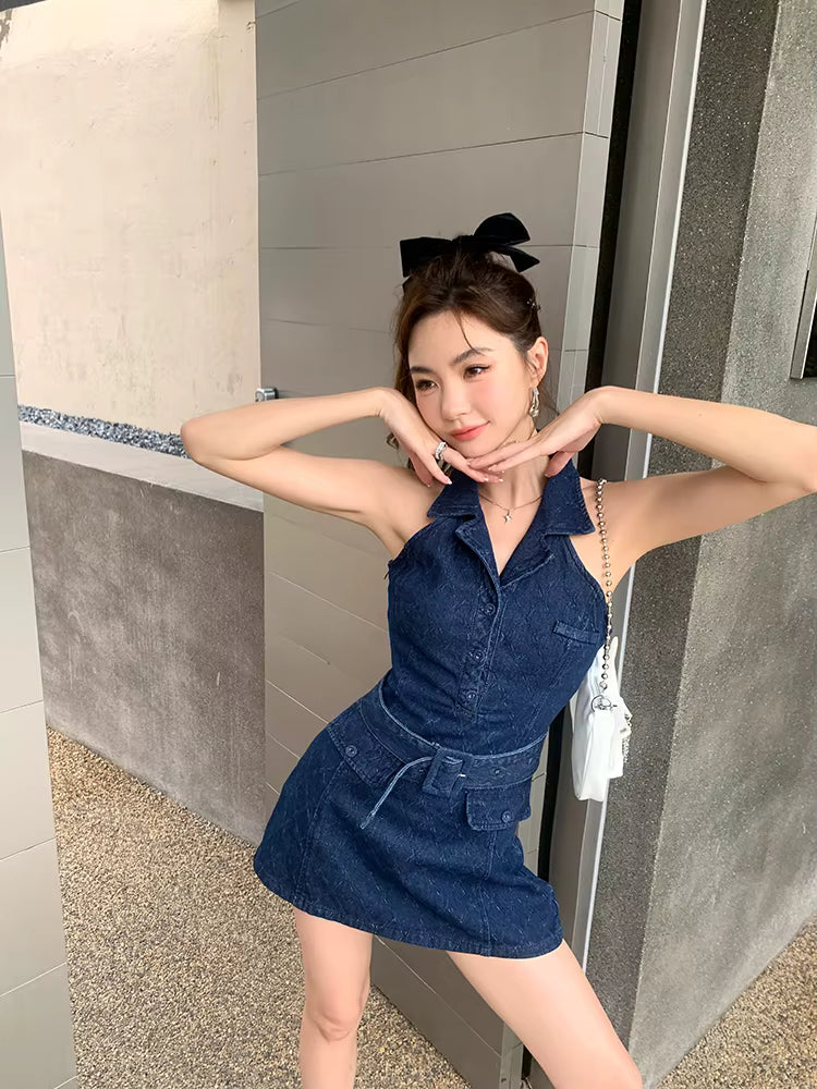Casual Sleeveless Vest Slim Pencil Simple Party Office Sheath Bodycon Dresses
