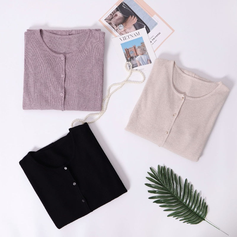 Casual Solid O Neck Long Sleeve Style Button Loose Streetwear Dress