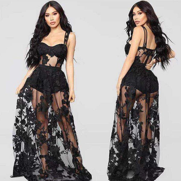 Celebrity Evening Party Maxi Runway Club Dress