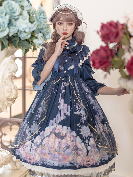 Classic Lolita OP Mermaid Carol One Piece Dresses