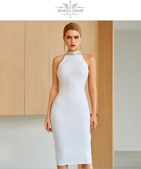 Club Dress Backless Sequined Hot Celebrity Party Bodycon Dresses