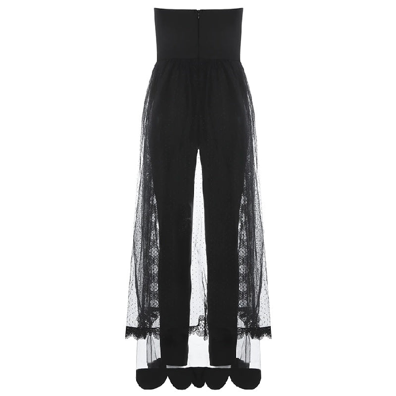 Club Stapless Lace Bodysuit Romper Long Pants Bodycon Jumpsuits