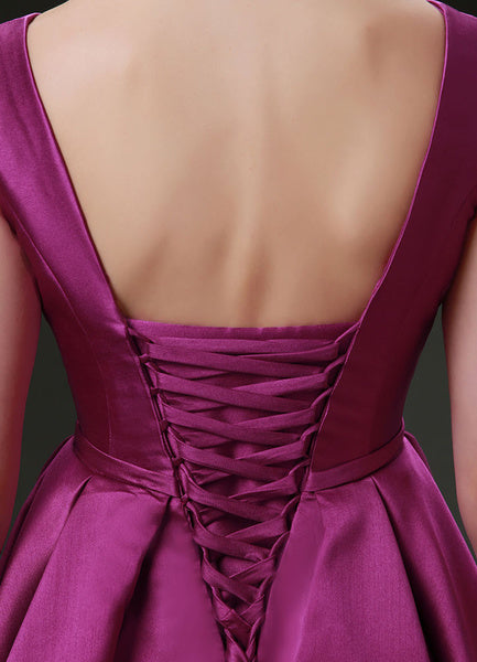 Cocktail Pleated Knee Length Wedding Guest Dresses