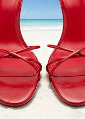 Concise Style Ankle-Strap Heel