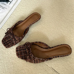 Cotton Fabric Design Kitten Heel