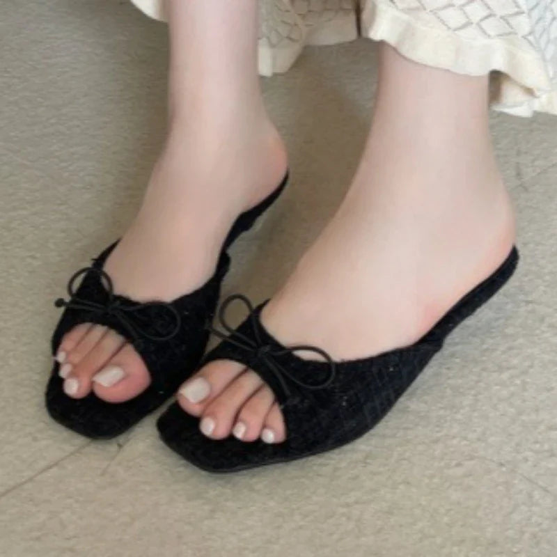 Cotton Fabric Design Kitten Heel
