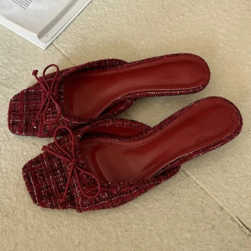 Cotton Fabric Design Kitten Heel