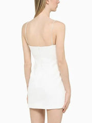 Crystal Flower Spaghetti Strap Sleeveless Diamonds Floral Evening Club Party Bodycon Mini Dresses
