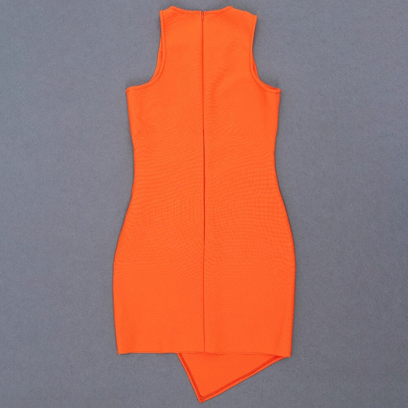 Casual Cut Out Tank Spaghetti Strap Bandage Dress