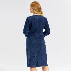 Denim Dress Premium Slim Fit Dress