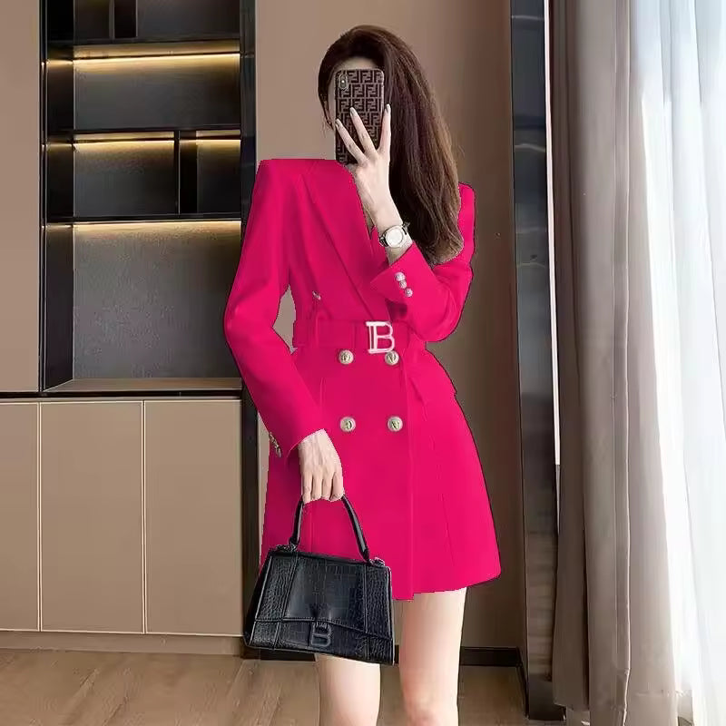 Design Small Fragrance French High-Grade Blazer Mini Dress