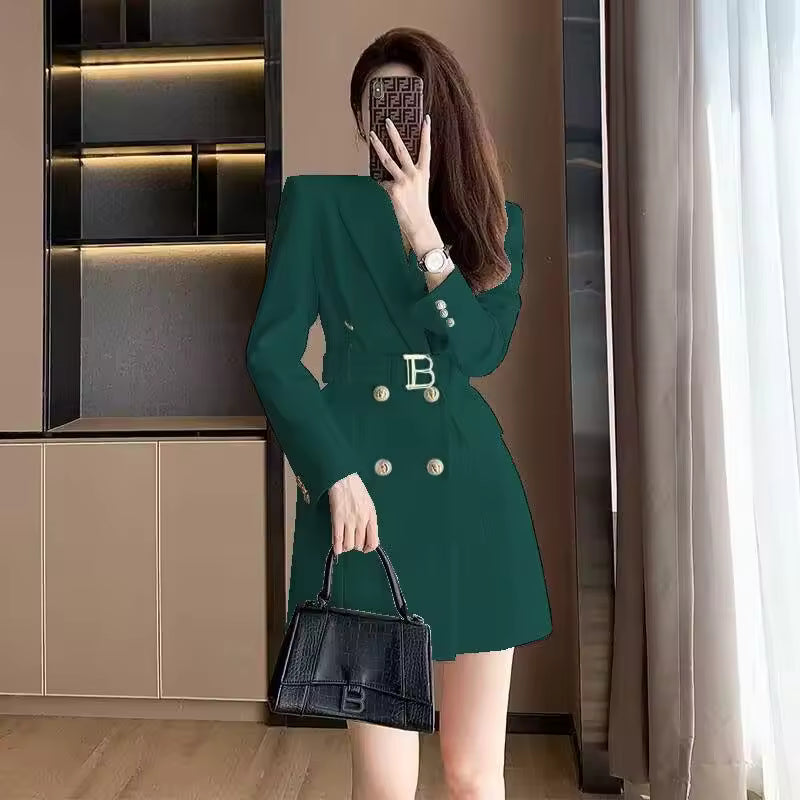 Design Small Fragrance French High-Grade Blazer Mini Dress