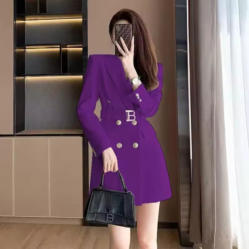 Design Small Fragrance French High-Grade Blazer Mini Dress