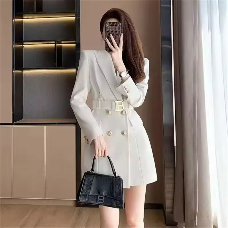 Design Small Fragrance French High-Grade Blazer Mini Dress