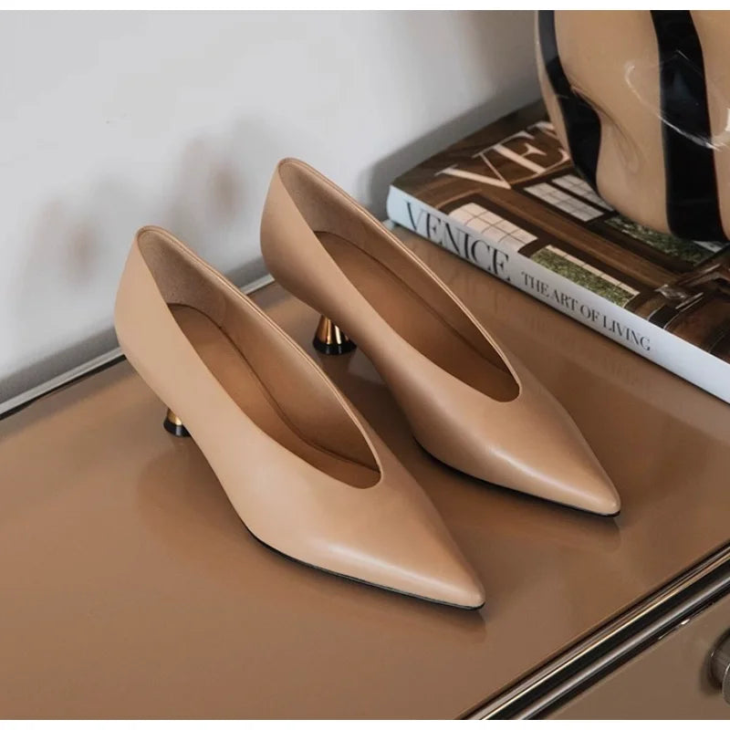Designer Pointed Toe Pumps Shoes