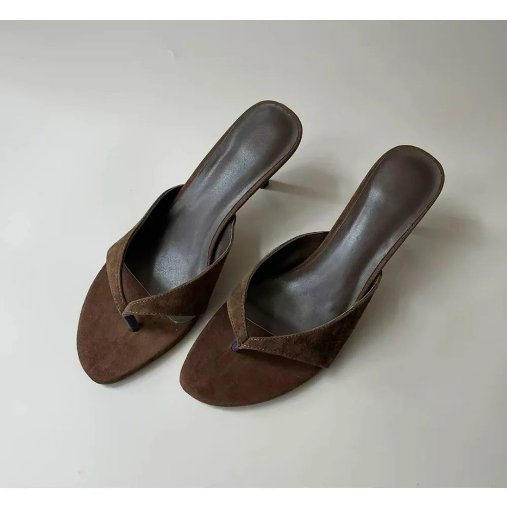 Designer Clip Toe High Heel