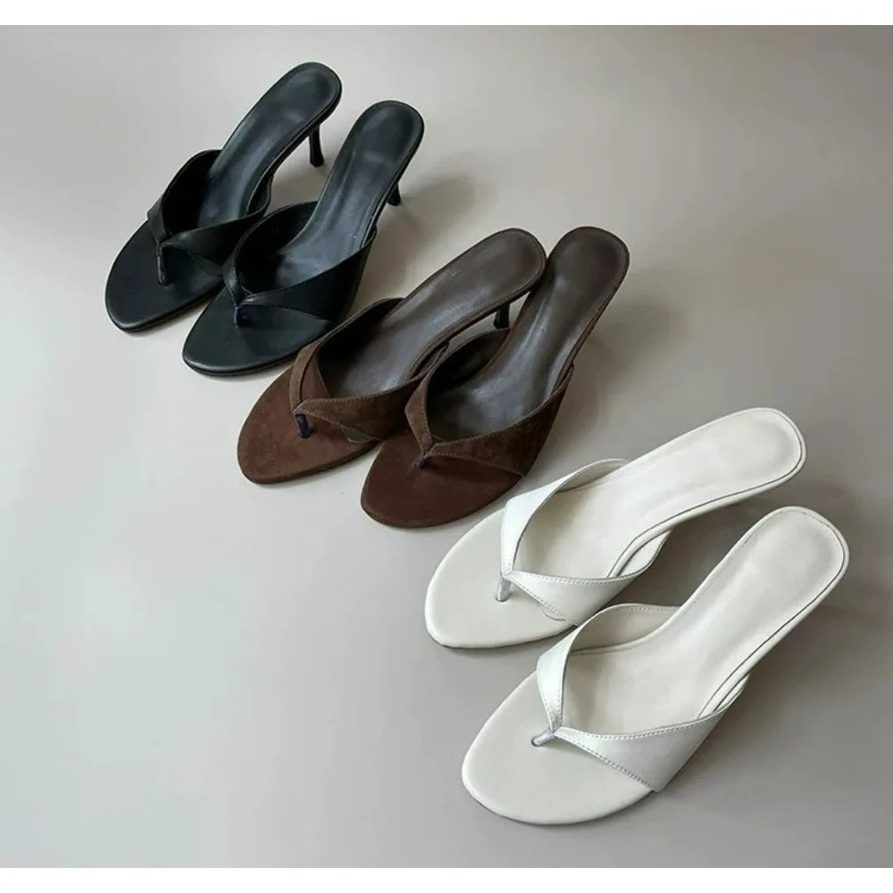 Designer Clip Toe High Heel