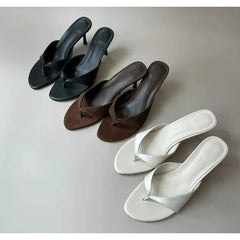 Designer Clip Toe High Heel