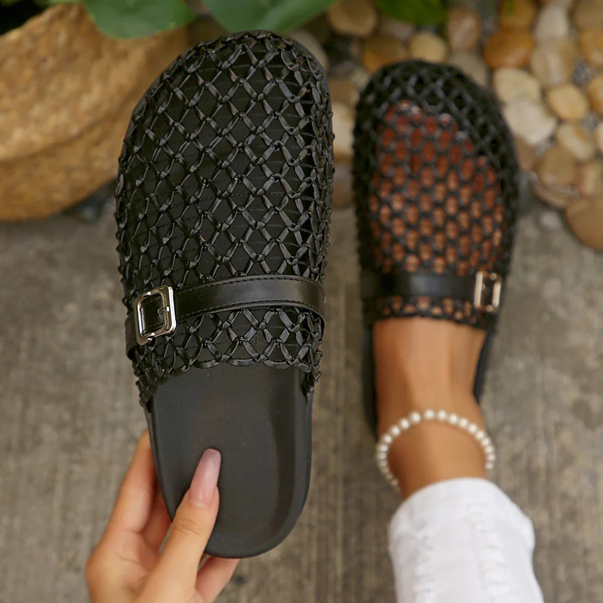 Designer Slippers Luxury Brand Slippers Lightweight Round Head Shoes