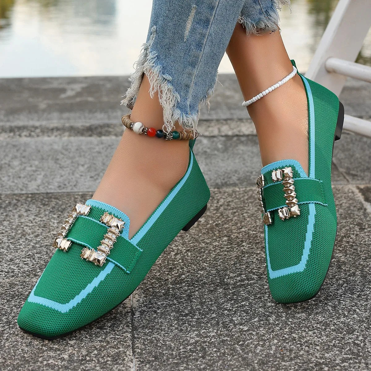 Designer Flats Spring Large Size Flat Loafers Shoes