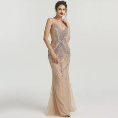 Diamond Beading Luxury High-end Mermaid Formal Dresses